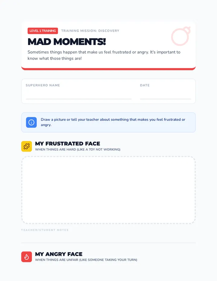 Mad Moments Activity