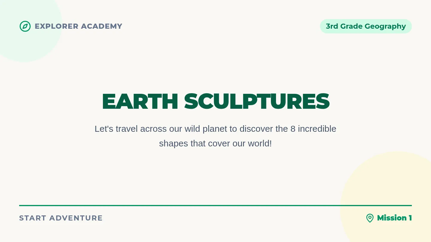 Earth Sculptures Slides