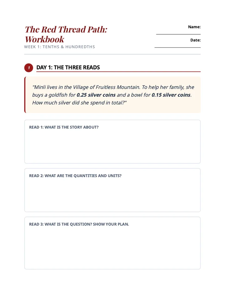 Red Thread Workbook