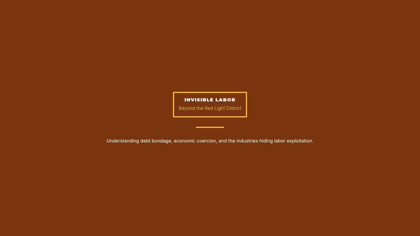 Invisible Labor Slides