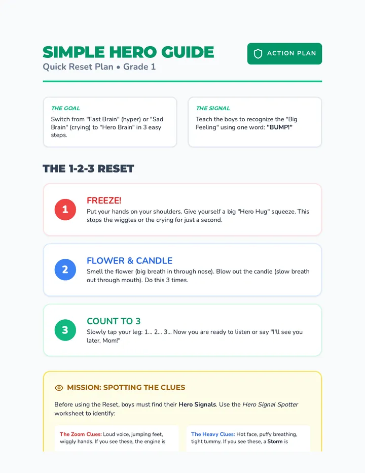 Hero Mindset Guide Teacher Guide
