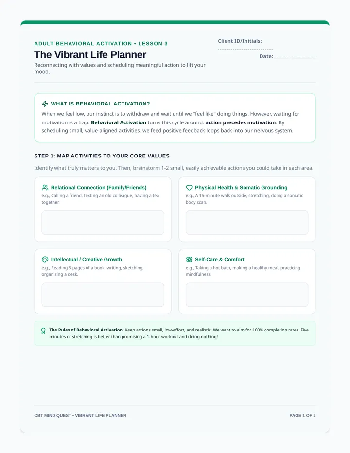 Vibrant Life Planner