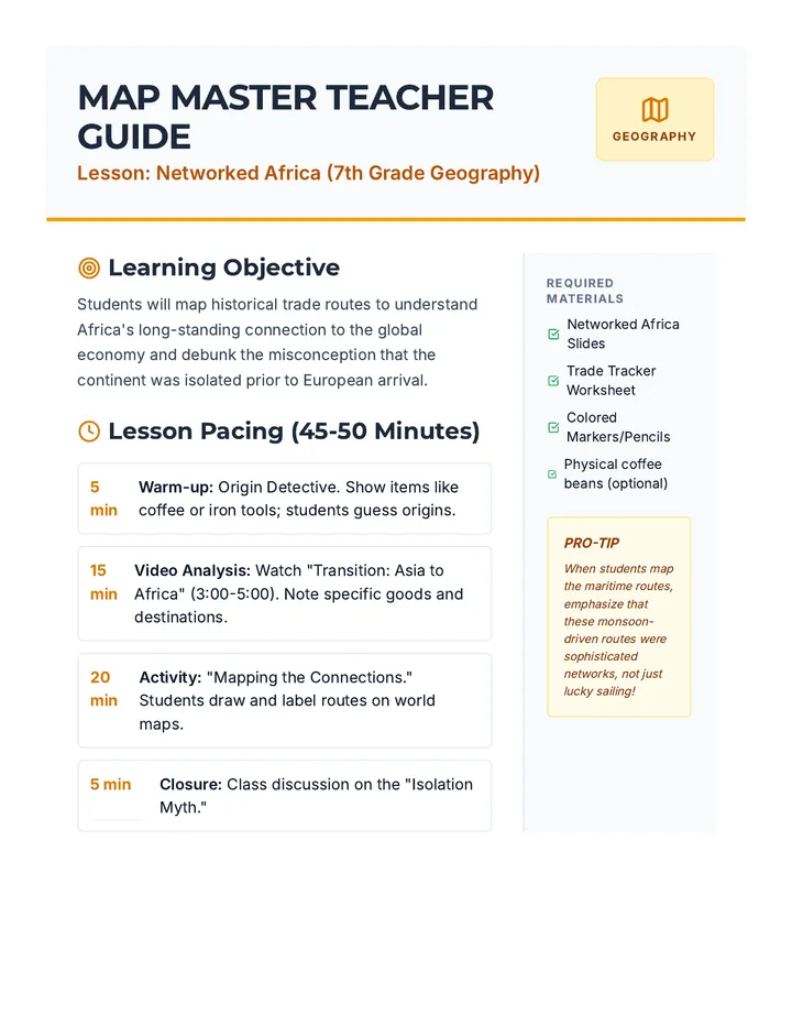 Map Master Teacher Guide