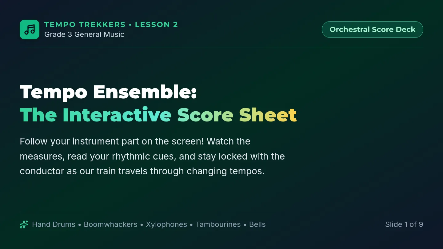 Tempo Ensemble Slides