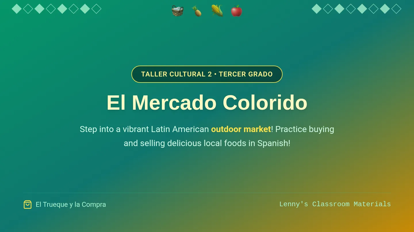 Mercado Colorido Slides