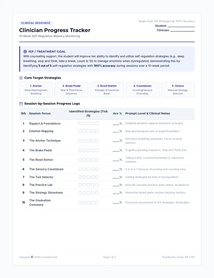 Clinician Progress Tracker
