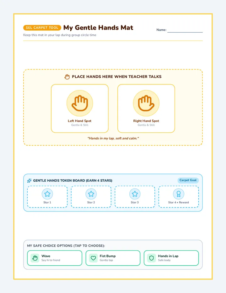 Gentle Hands Visual Board