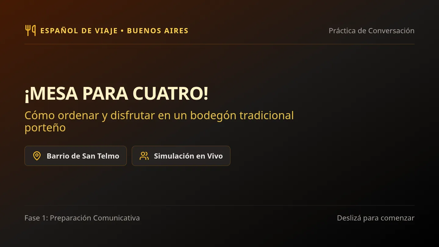 Porteño Dining Slides