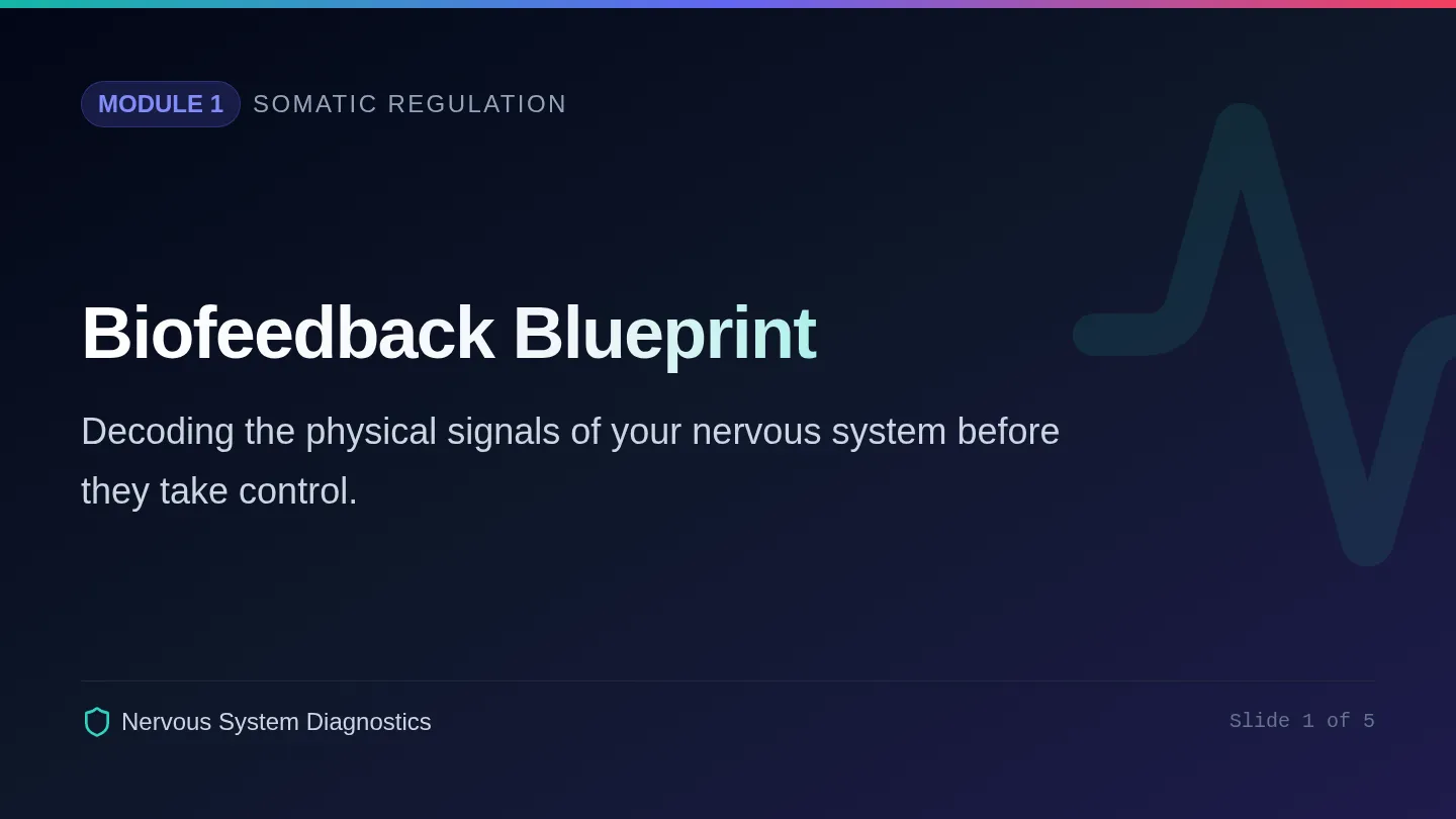 Biofeedback Blueprint Slides