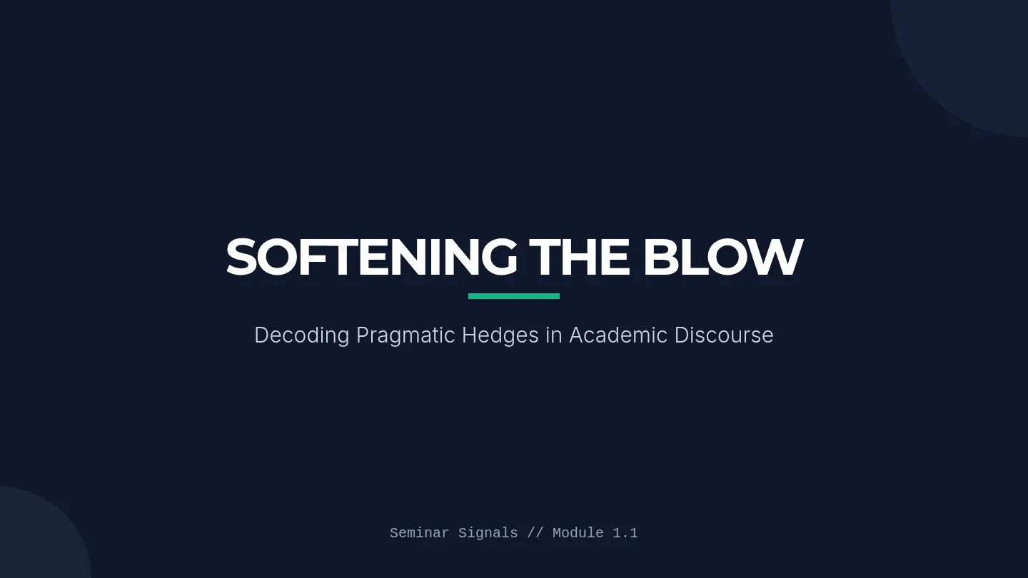 Softening the Blow Slides