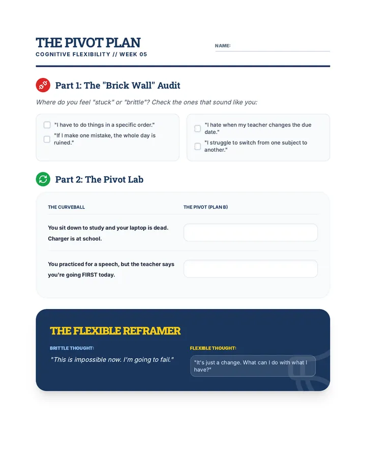 Pivot Plan Handout