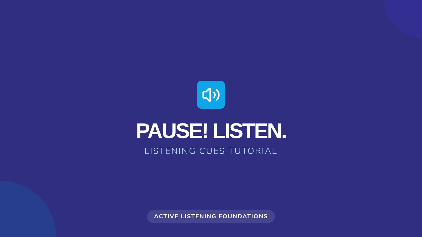 Listening Cues Tutorial Slides