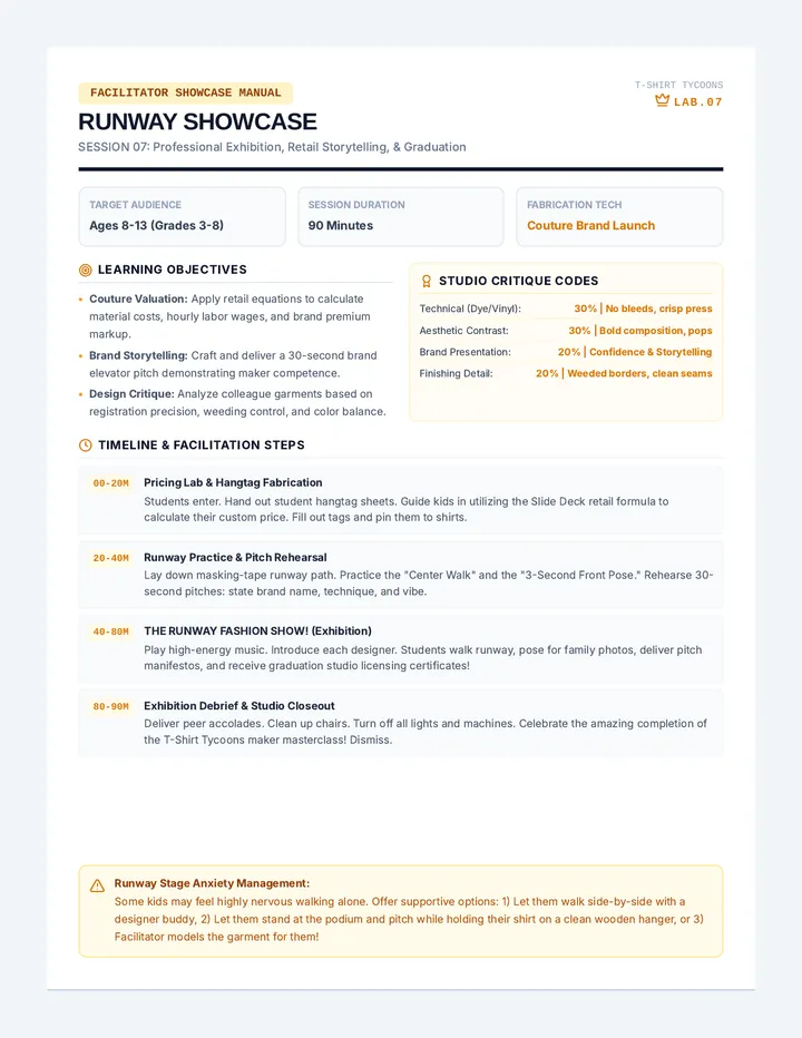 Runway Designer Packet