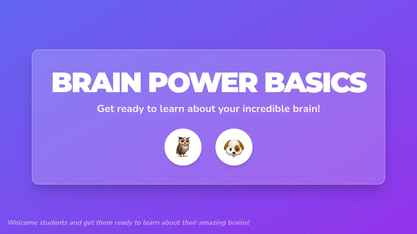 Brain Power Basics • Lesson • Lenny.com