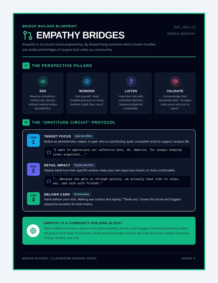 Empathy Bridges Anchor Chart