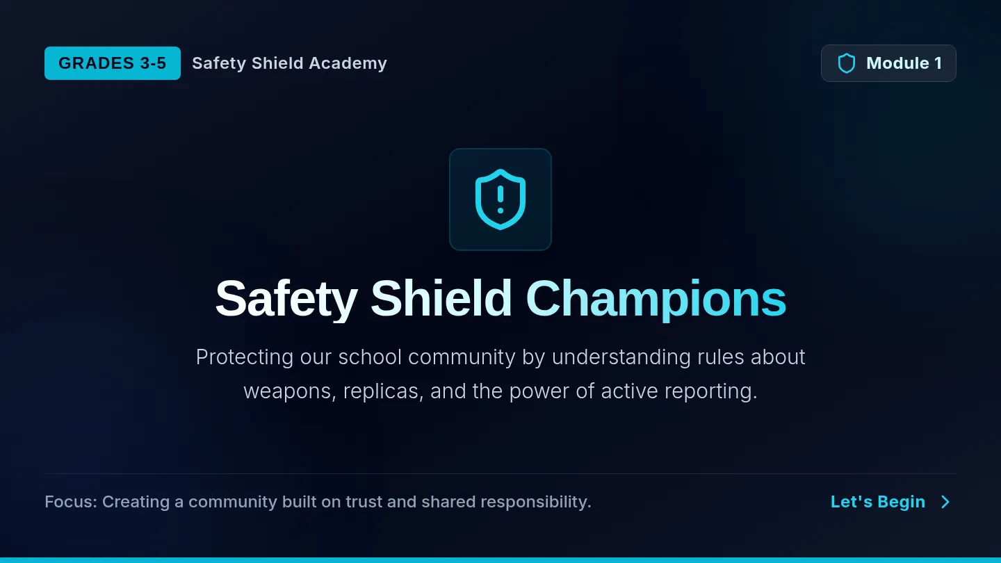 Safety Shield Slides