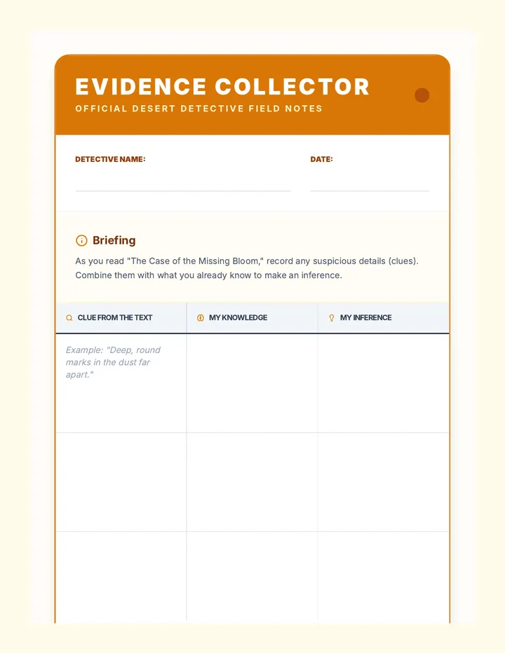 Evidence Collector Handout