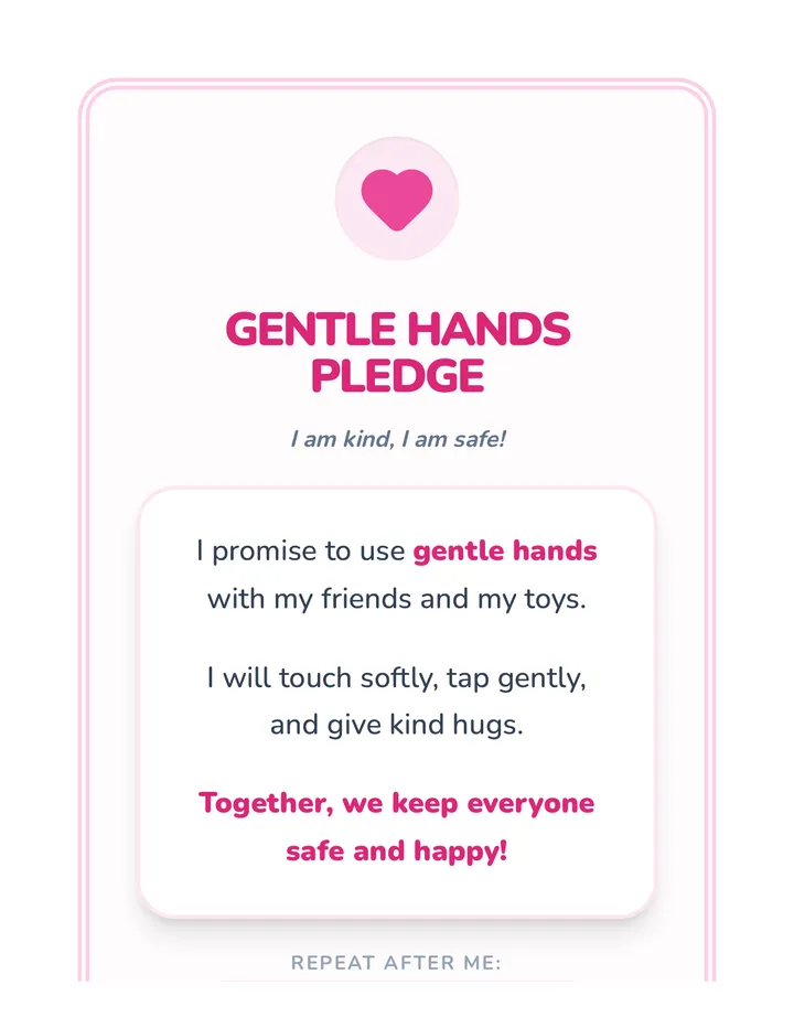 Gentle Hands Pledge