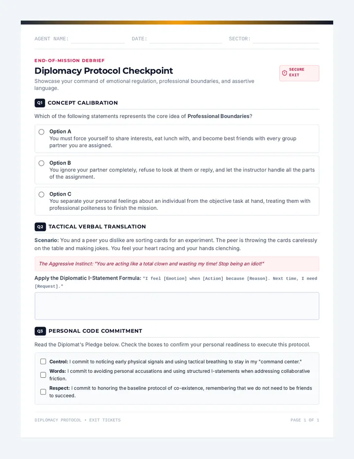 Diplomacy Protocol Checkpoint
