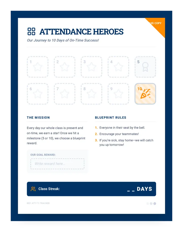 Attendance Heroes Tracker