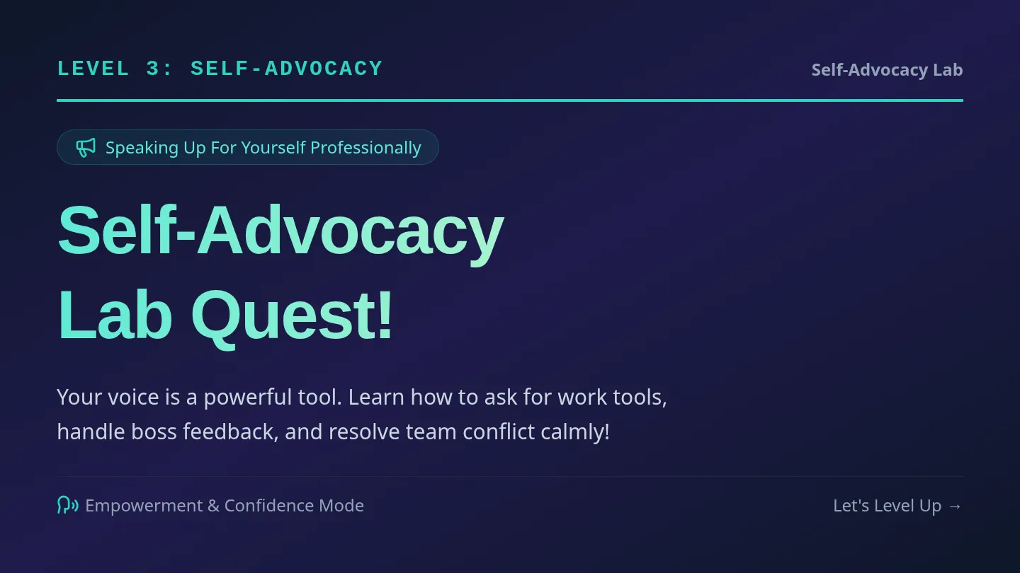 Self Advocacy Slides
