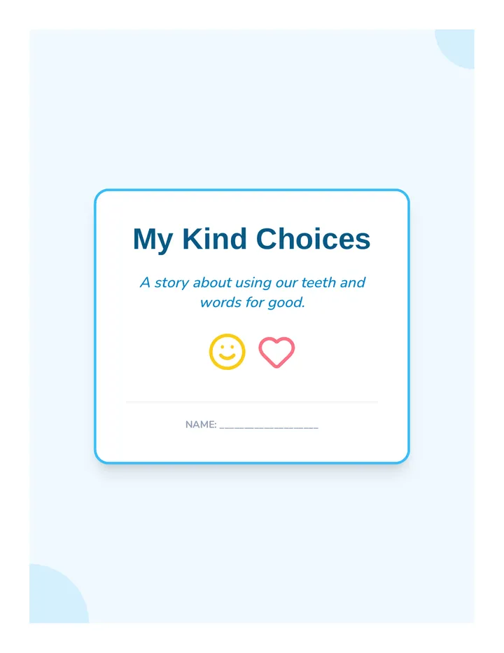 Kind Choices Social Story