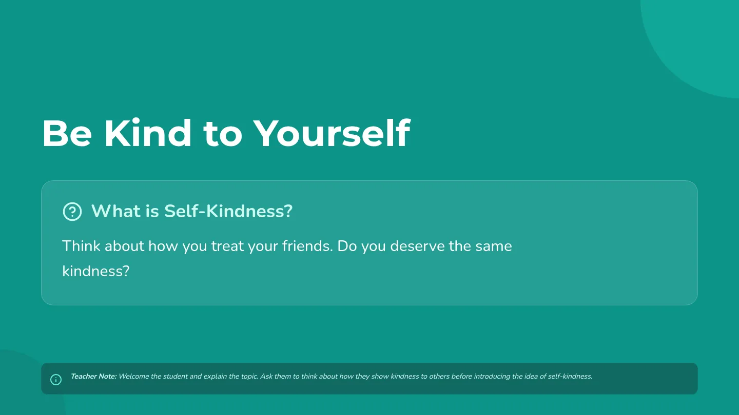 Self Kindness Slides