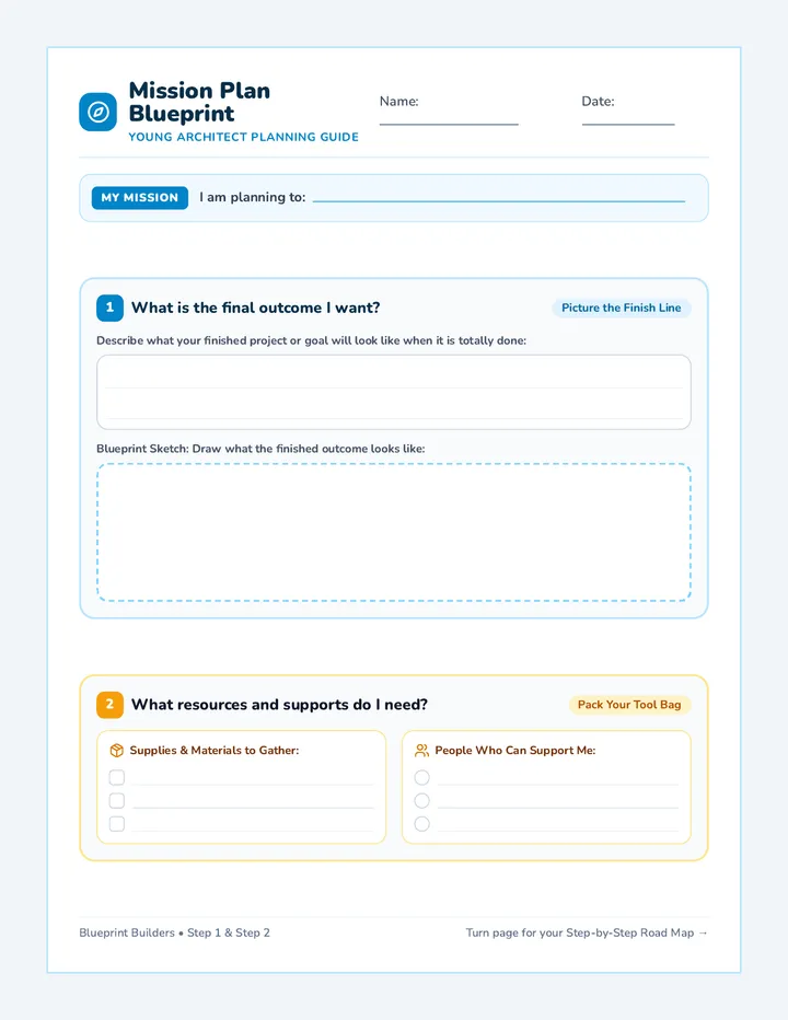 Mission Plan Worksheet