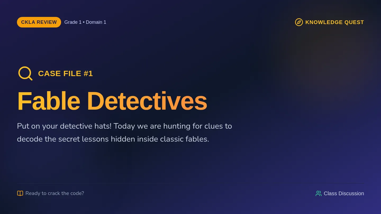 Fable Detectives Slides