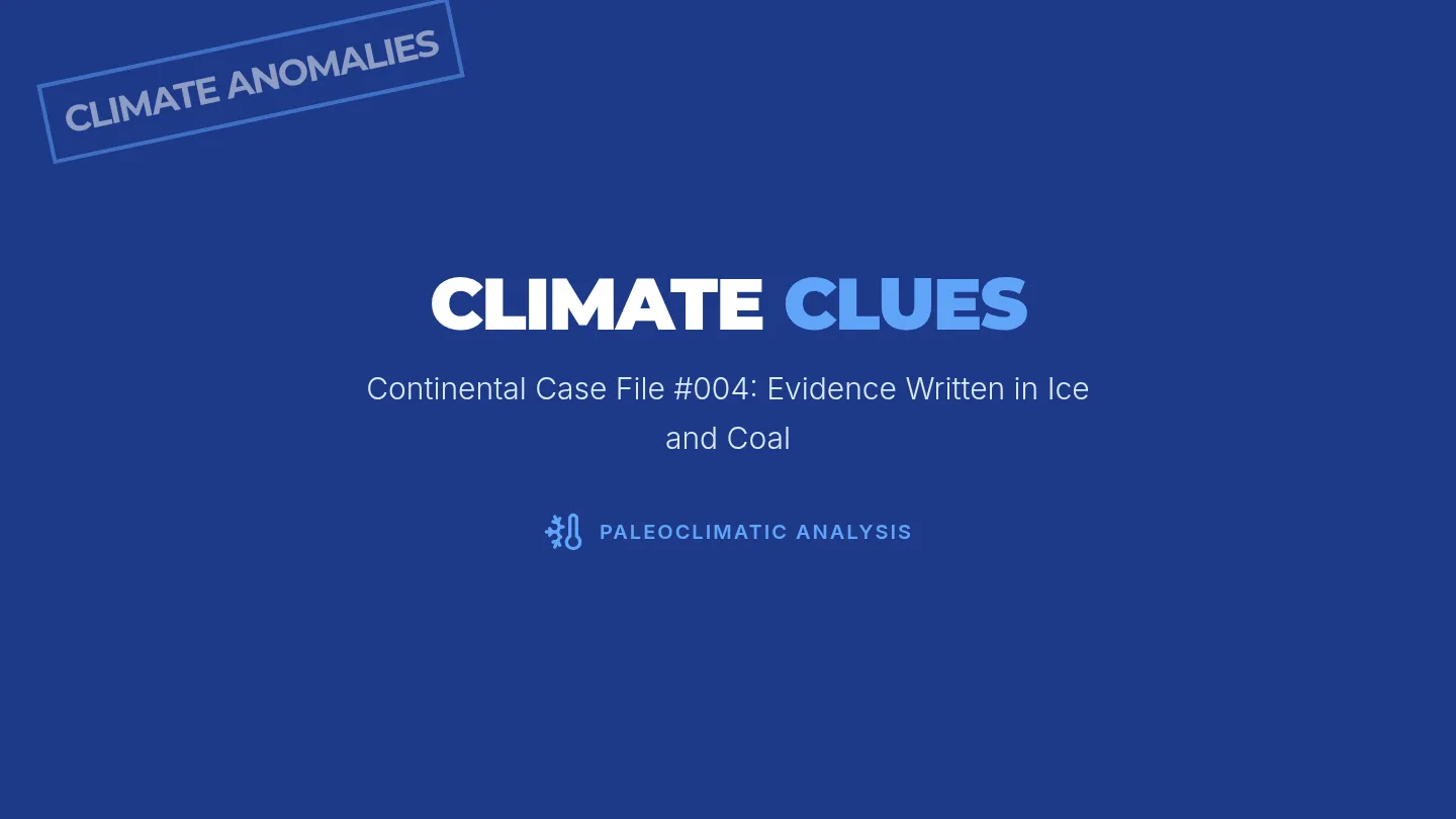 Paleoclimatic Clues Slides
