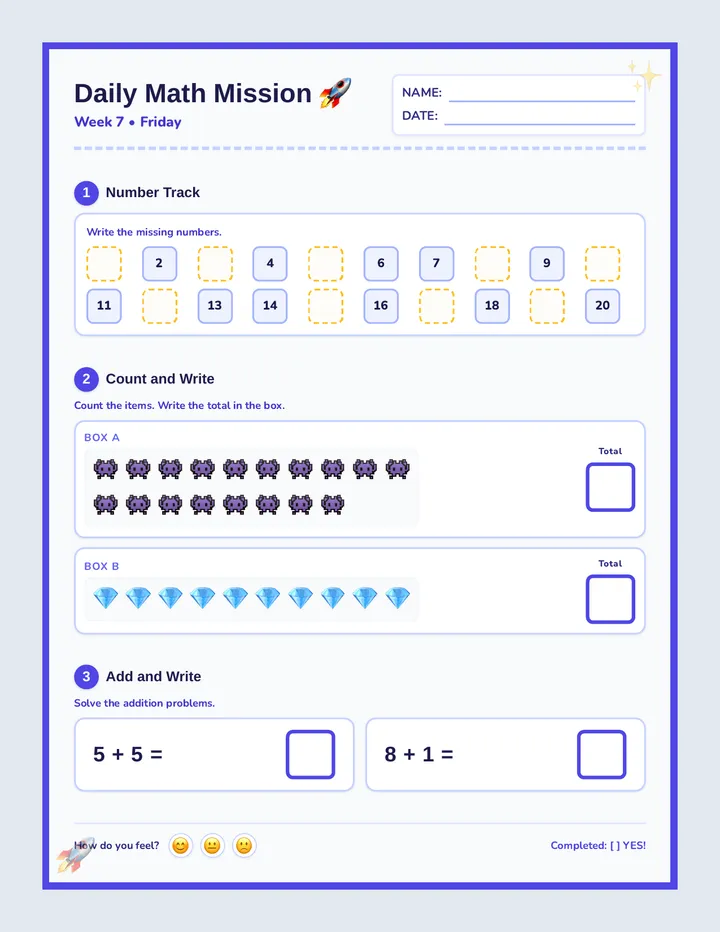 Week 7 Friday Worksheet