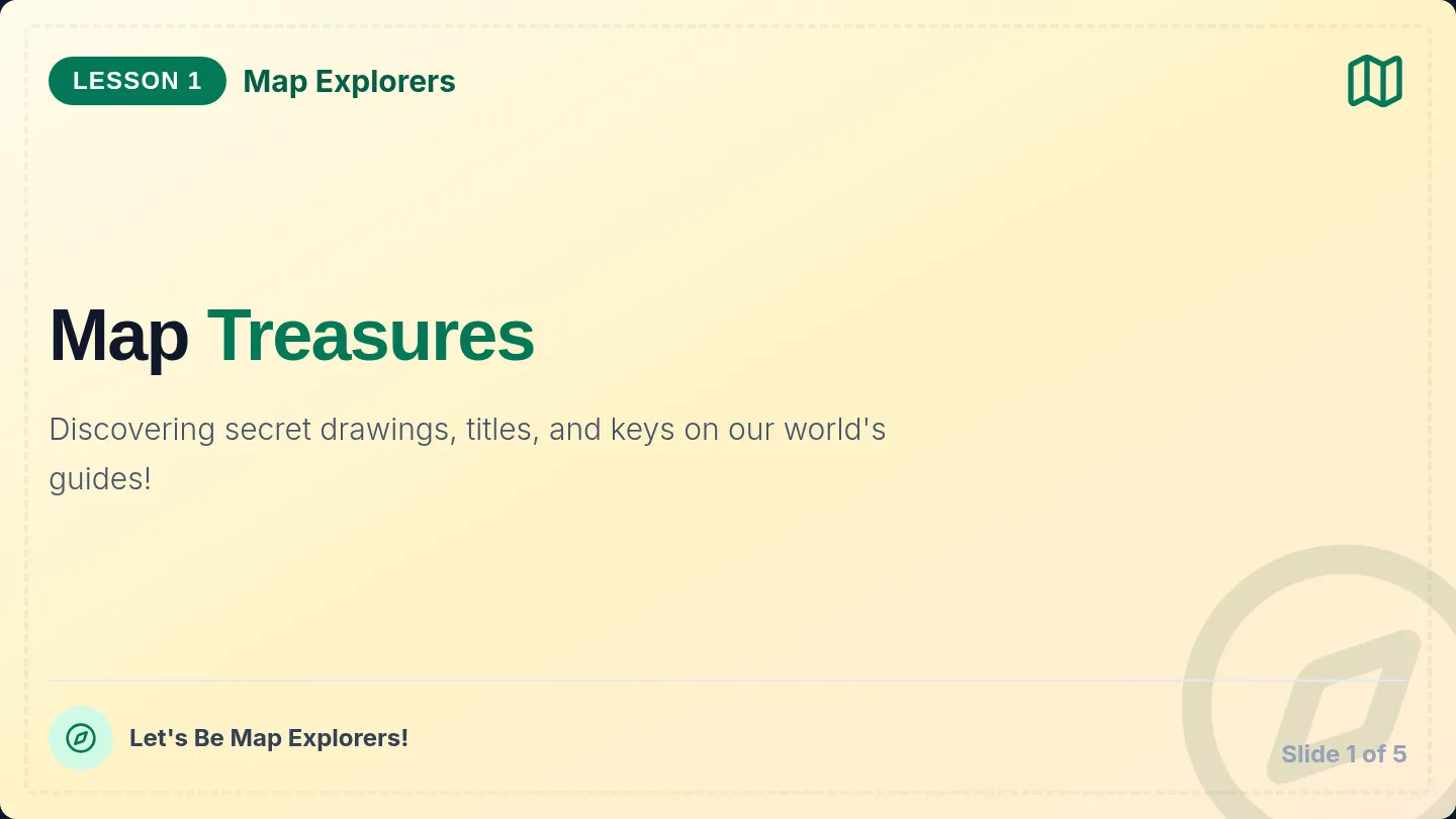 Map Treasures Slides