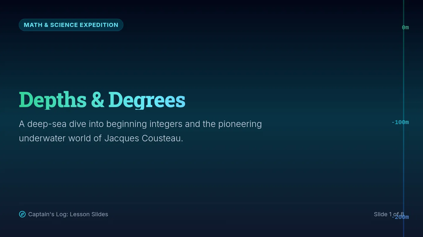 Depths and Degrees Slide Deck