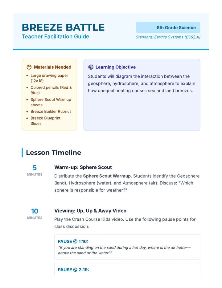 Breeze Battle Teacher Guide