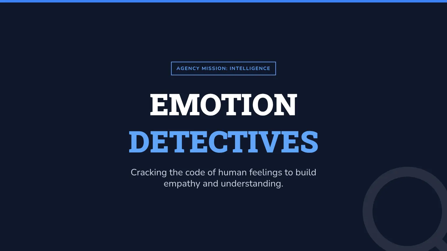 Emotion Detectives Slides