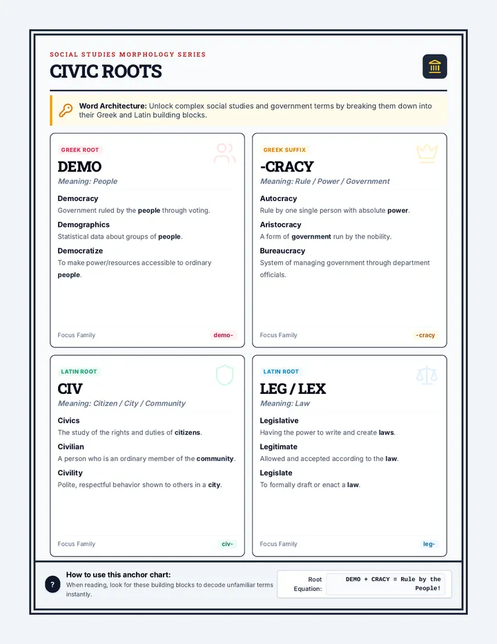 Civic Roots Anchor Chart