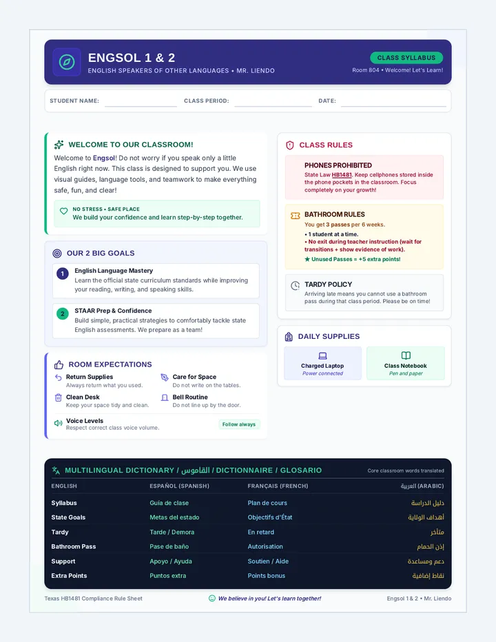 ESL Launchpad Syllabus