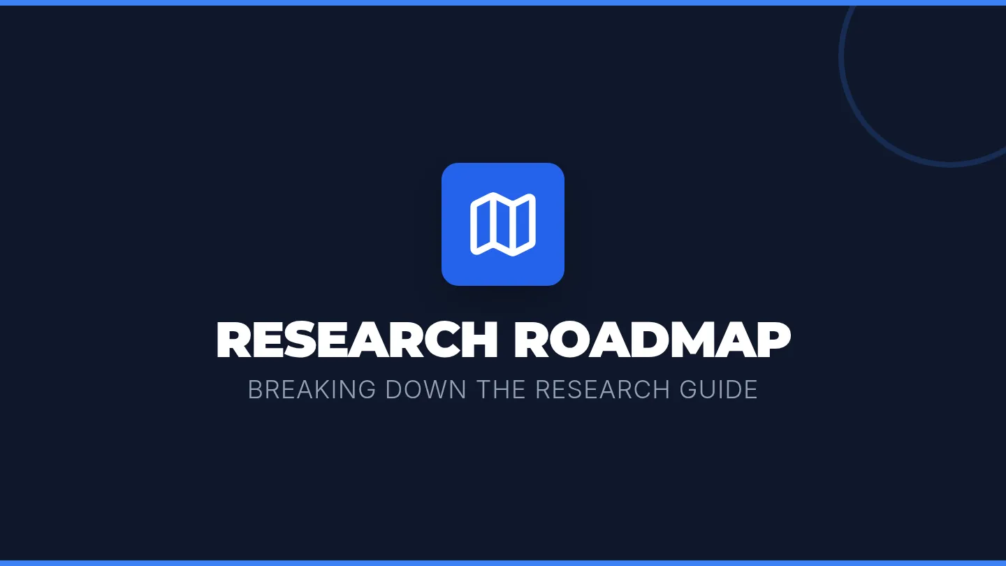 Research Roadmap Slides