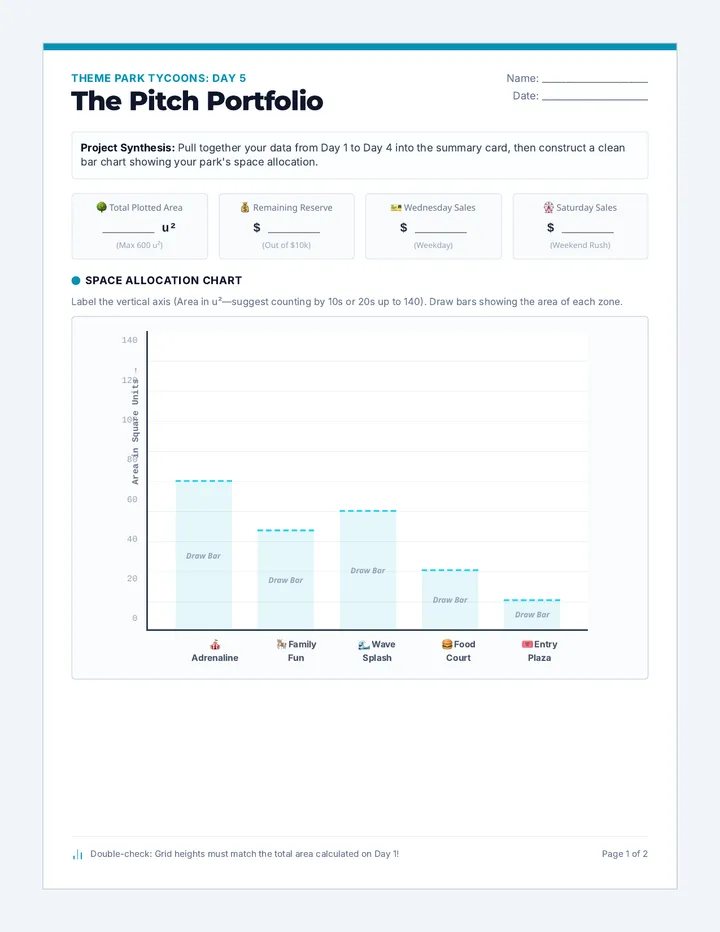 Pitch Portfolio Worksheet