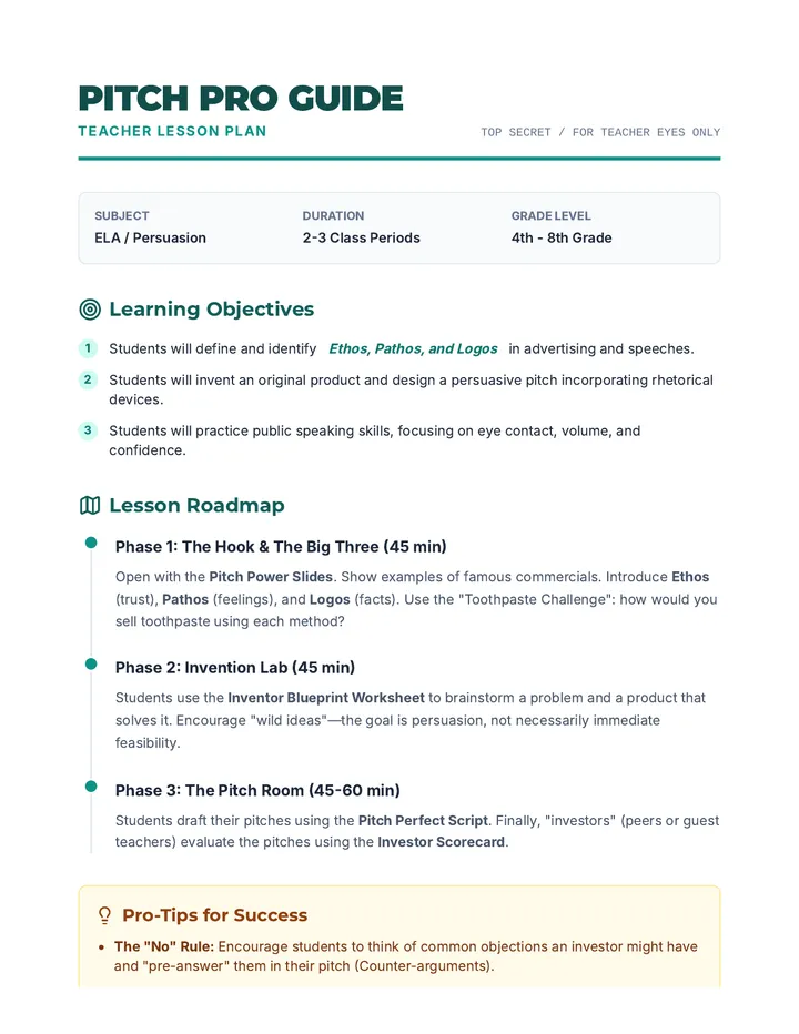 Pitch Pro Guide