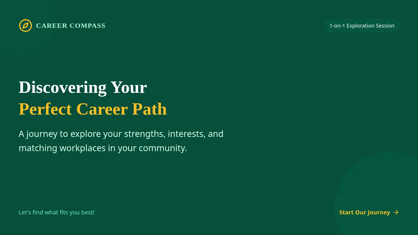 Career Compass Slides