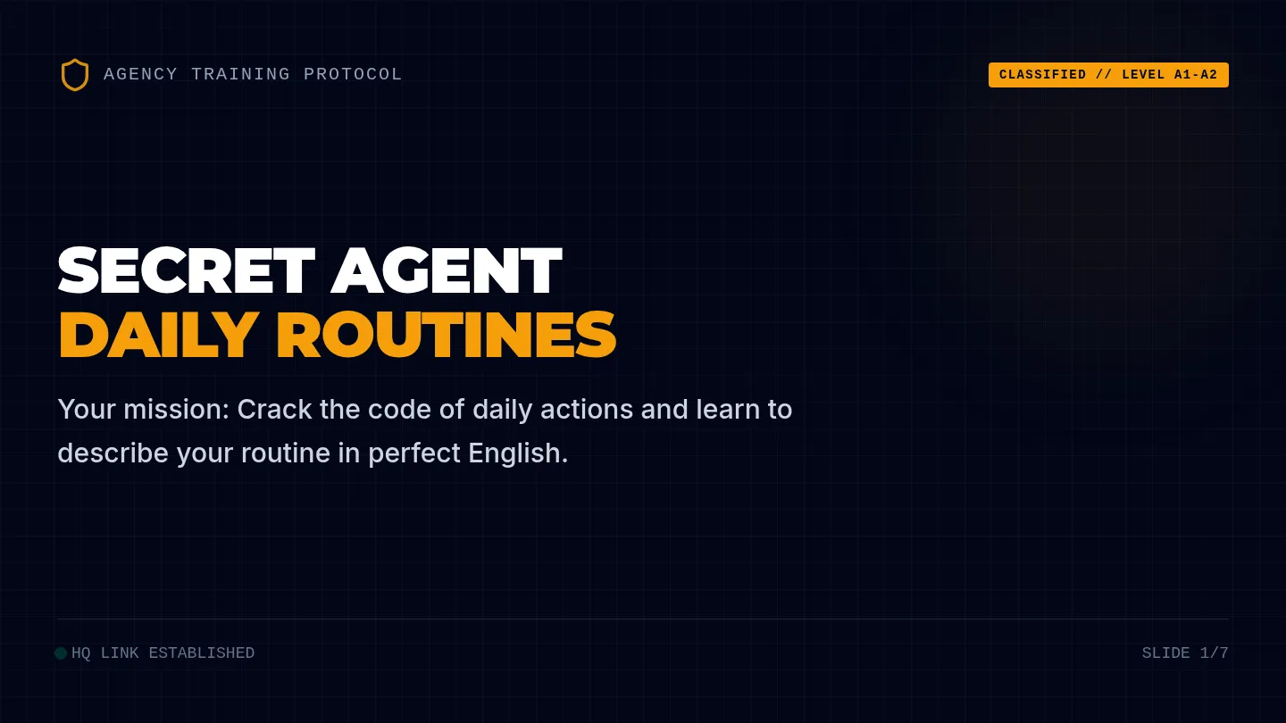 Agent Routine Slides