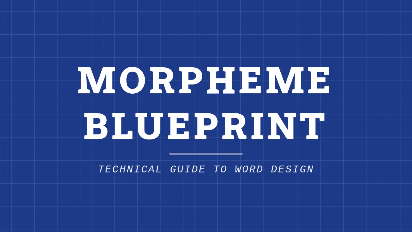 Morpheme Blueprint Presentation