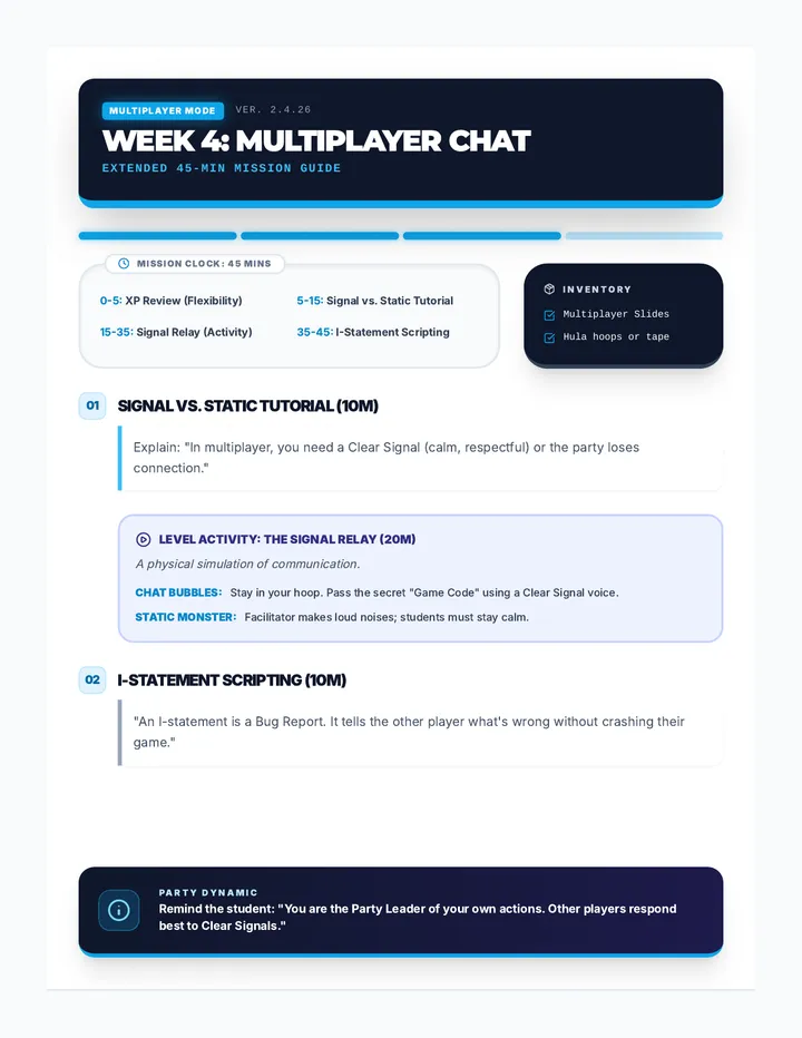 Week 4 Mission Materials