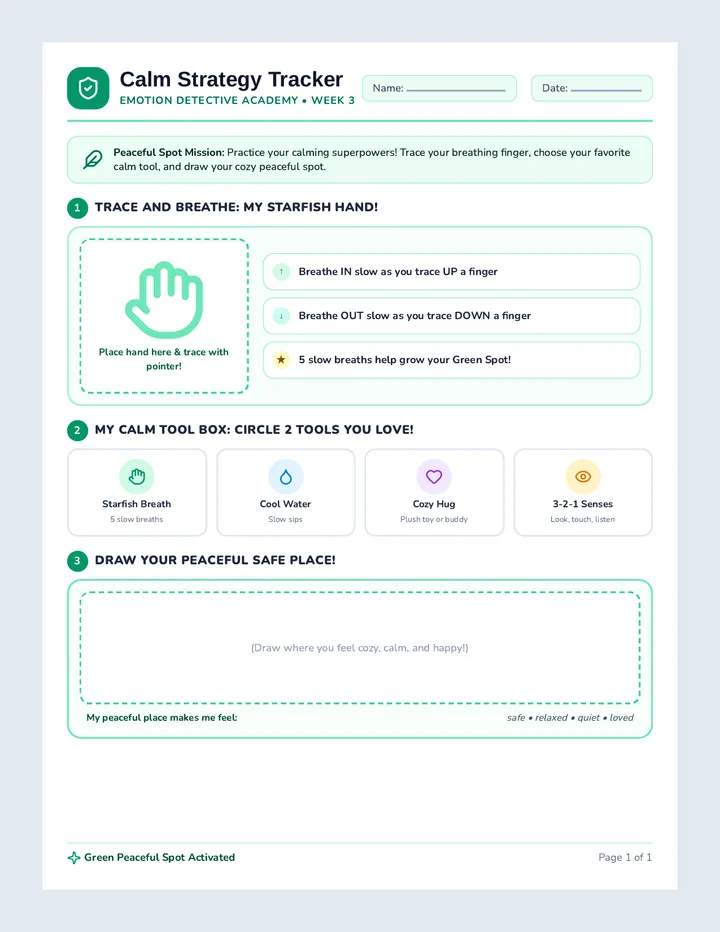 Calm Strategy Tracker
