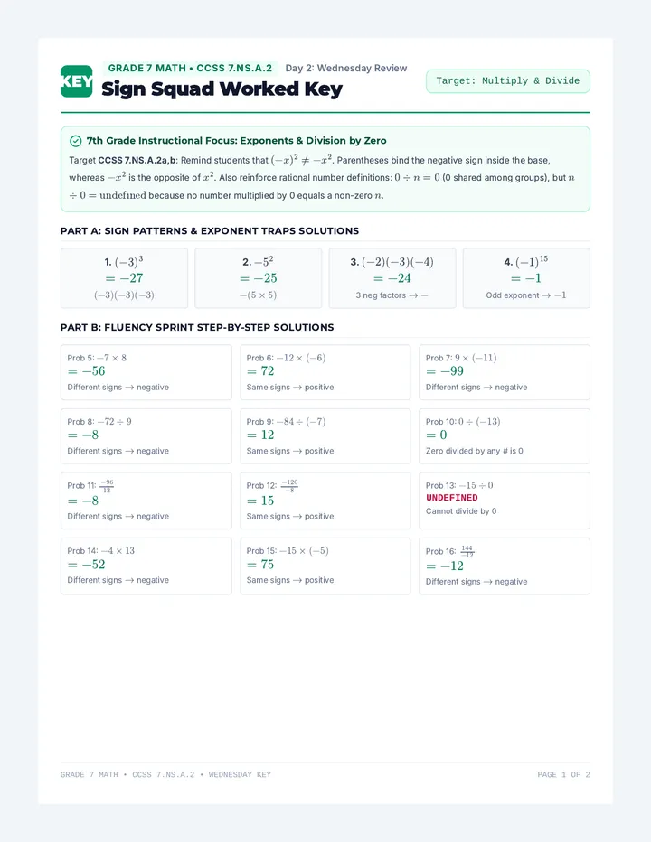 Sign Squad Key Teacher Guide