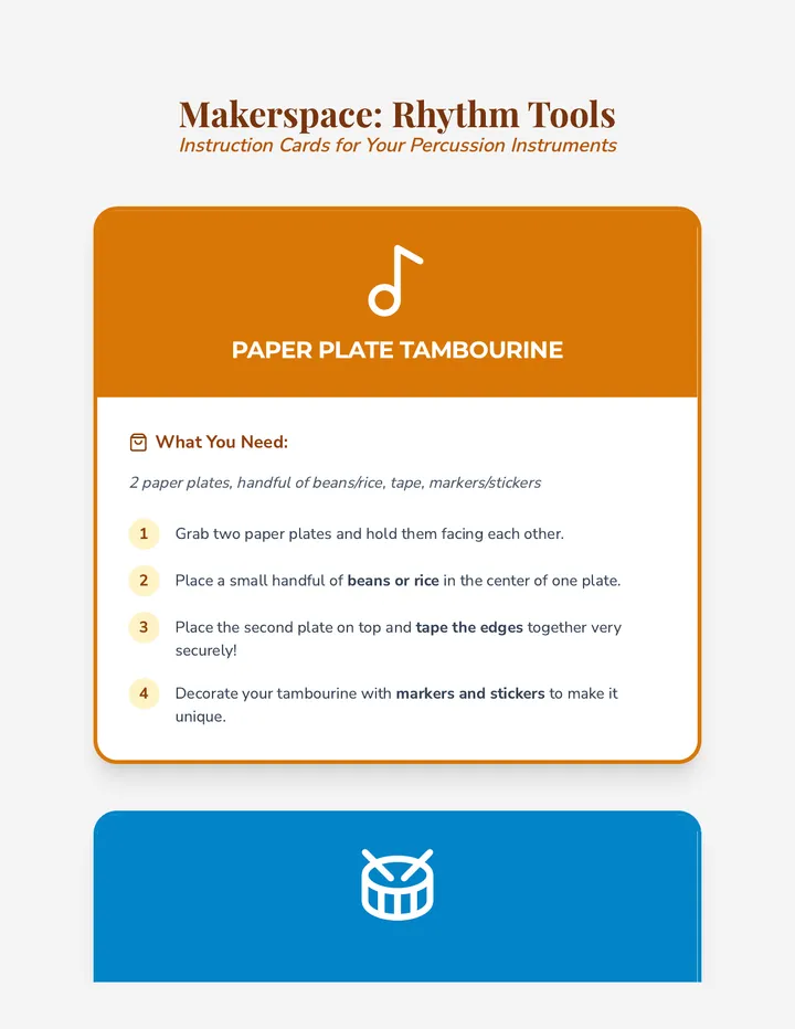 Rhythm Tools Instruction Cards