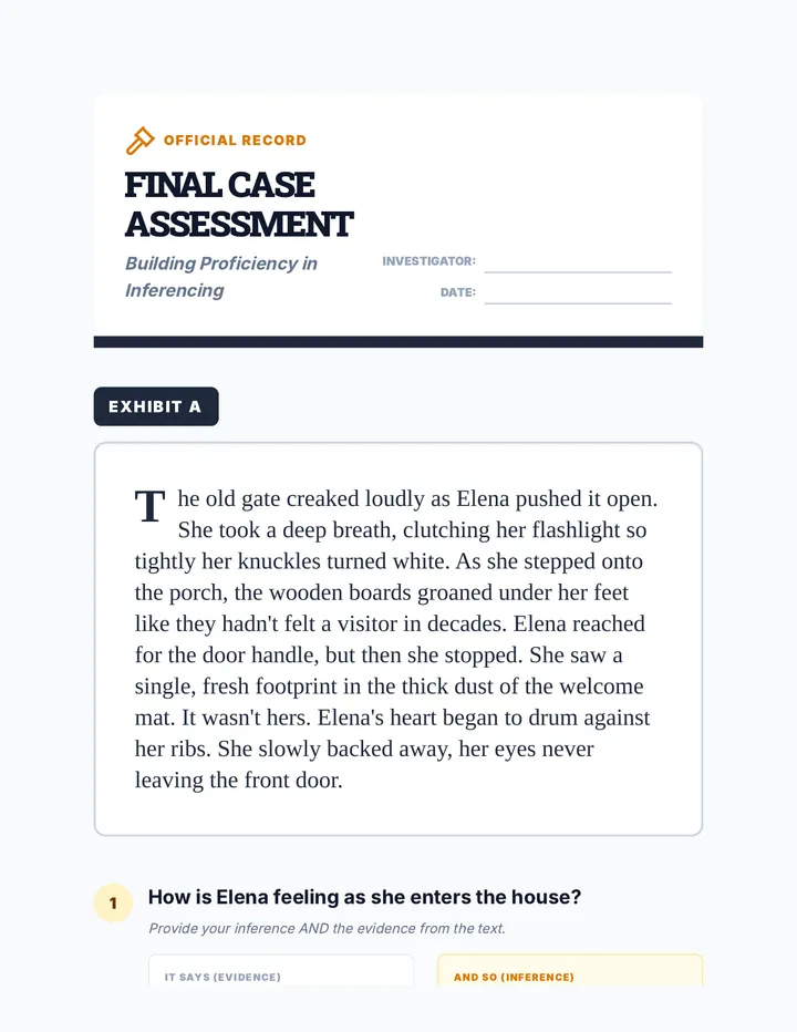 Final Case Assessment Worksheet