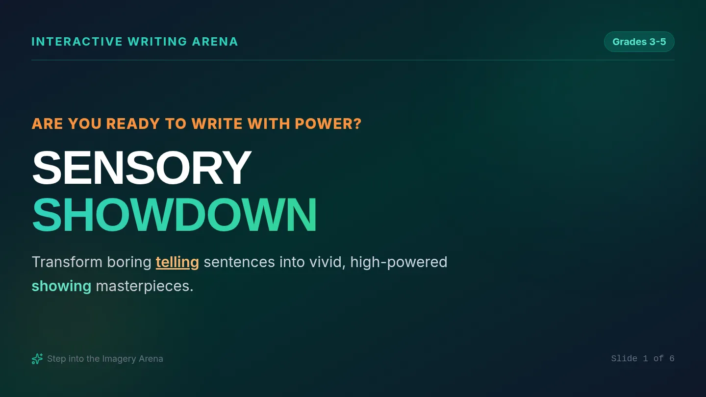 Sensory Showdown Slides