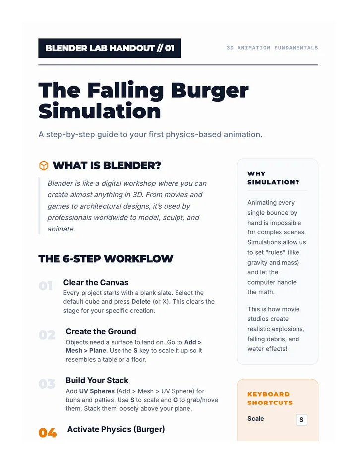 Blender Animation Reading